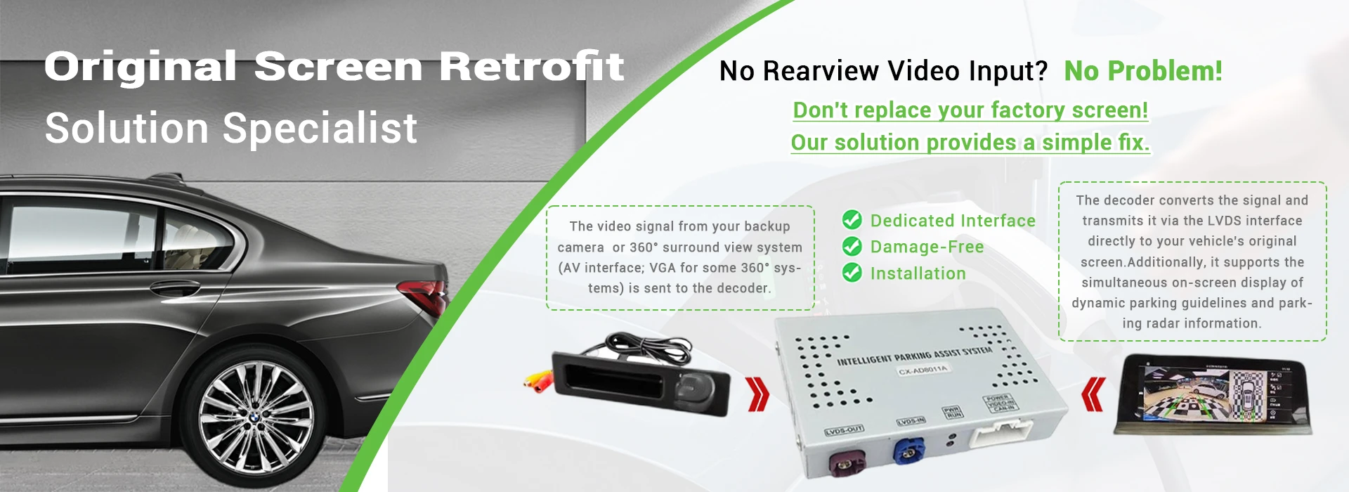 Original Screen Retrofit Solution Specialist