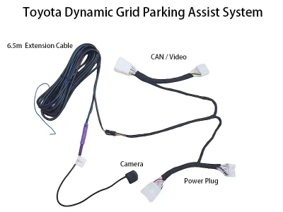 Toyota OEM Protocol Dynamic Guideline Camera (10.25 Screen Edition)
